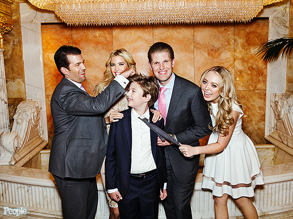 Retrato de la Familia Trump: los hijos