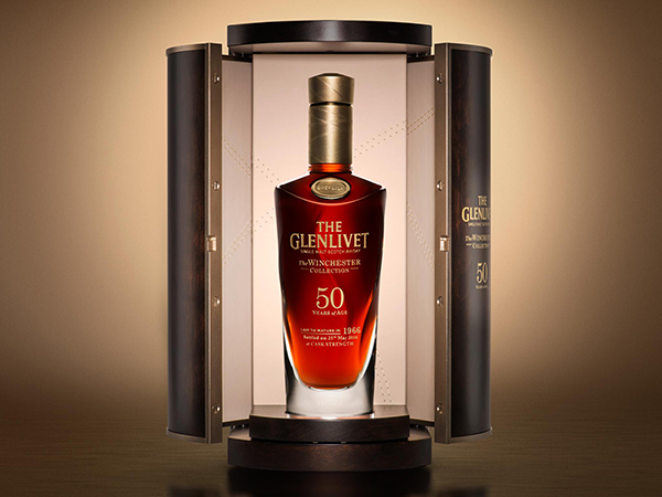 Exclusivo whisky The Glenlivet Winchester Collection Vintage 1966