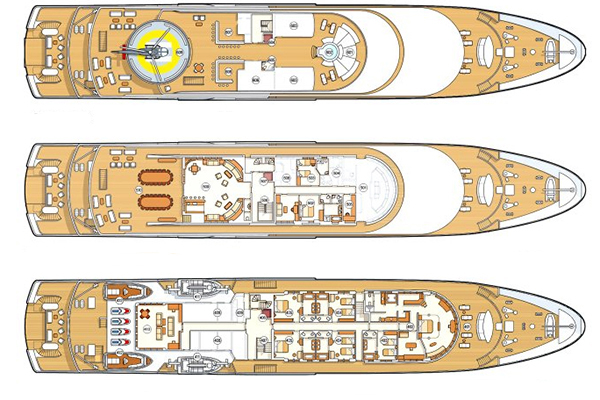 moonlight 2 yacht deck plan