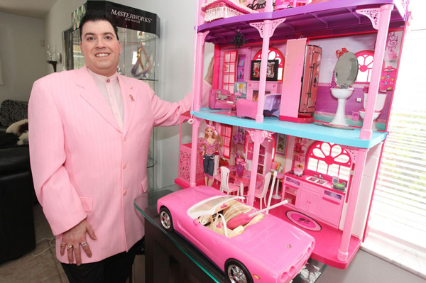 Barbie collector man