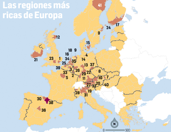 regiones mas ricas de europa
