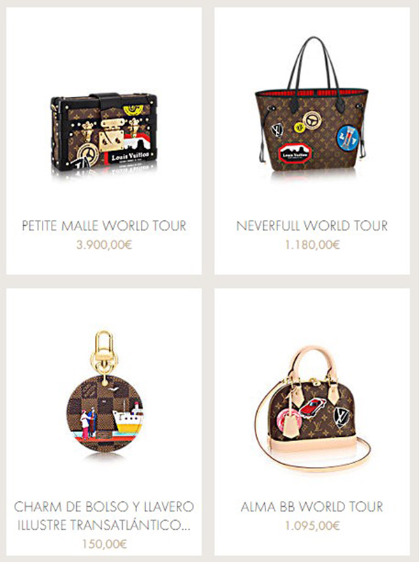 Nueva colección equipajes World Tour de Louis Vuitton - estilos de