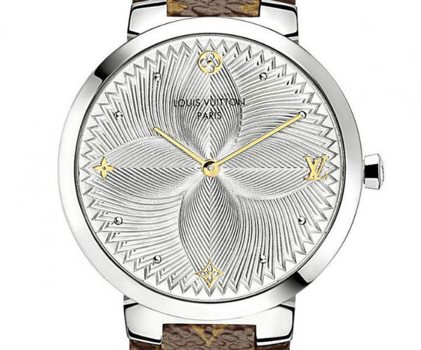 Nueva colección de relojes Tambour Monogram para mujer de Louis Vuitton