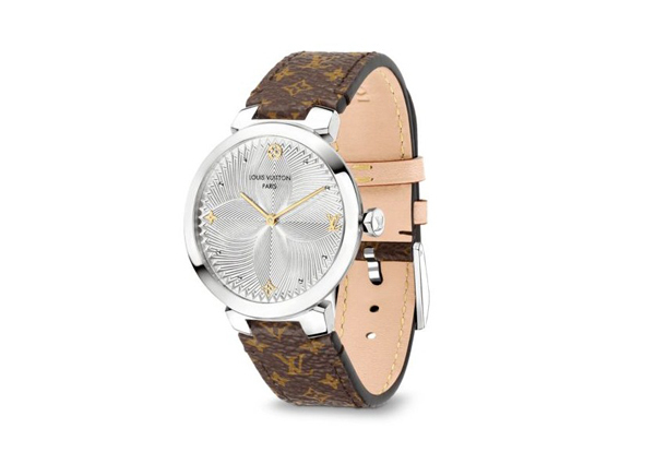 Nueva colección de relojes Tambour Monogram para mujer de Louis Vuitton